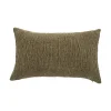 EVERGRACE Textured Washed Chenille Woven Throw Pillow