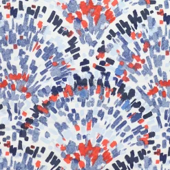 Sunnydaze Decor Sunnydaze Outdoor U-Shaped Seat Cushions - Abstract Red/Blue - Set Of 2 -Safavieh Store 5817698 ALT3