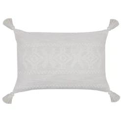 Sonoma Goods For Life® White Boho Embroidered Ultimate Feather Fill Throw Pillow