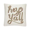 Sonoma Goods For Life® Ivory "Hey Y'all" Pillow -Safavieh Store 5913514