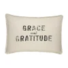 Sonoma Goods For Life® 14" X 20" Linen "Grace And Gratitude" Pillow