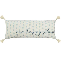 Sonoma Goods For Life® Ivory "Our Happy Place" Pillow
