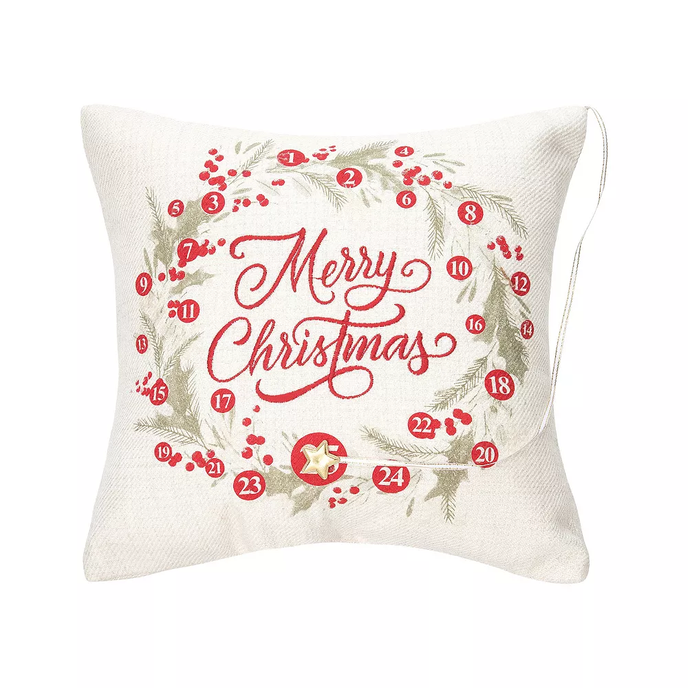C&F Home Merry Christmas Wreath Throw Pillow 3 C&F Home Merry Christmas Wreath Throw Pillow