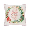 C&F Home Peace On Earth LED Christmas Throw Pillow -Safavieh Store 5926595
