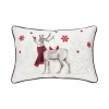 C&F Home Frosty Deer Rectangle Christmas Throw Pillow 1 C&F Home Frosty Deer Rectangle Christmas Throw Pillow -Safavieh Store 5926613