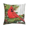 C&F Home Christmas Cardinal Throw Pillow