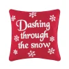 C&F Home Dashing Through Snow Christmas Throw Pillow