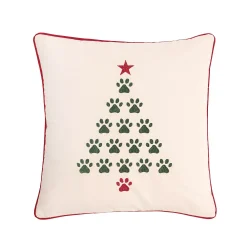 C&F Home Christmas Tree Paws Throw Pillow