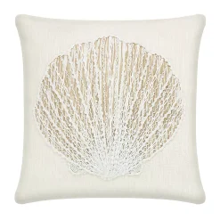 Sonoma Goods For Life® Seashell Ultimate Feather Fill Throw Pillow