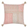 Sonoma Goods For Life® Coral & Tan Block Print Ultimate Feather Fill Throw Pillow -Safavieh Store 5926788