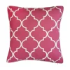 Edie At Home Edie@Home Indoor Outdoor Oversized Embroidered Quatrefoil Throw Pillow -Safavieh Store 5927127