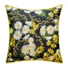 Edie At Home Edie@Home Indoor Outdoor Floral Print With Allover Embroidery Throw Pillow -Safavieh Store 5927144