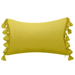 Edie At Home Edie@Home Indoor Outdoor Colorblock Tassel Fringe Throw Pillow -Safavieh Store 5927153 ALT
