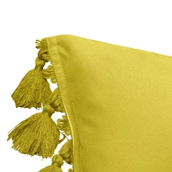 Edie At Home Edie@Home Indoor Outdoor Colorblock Tassel Fringe Throw Pillow -Safavieh Store 5927153 ALT3