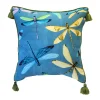 Edie At Home Edie@Home Indoor Outdoor Multi-colored Dragonflies Throw Pillow