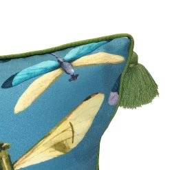 Edie At Home Edie@Home Indoor Outdoor Multi-colored Dragonflies Throw Pillow -Safavieh Store 5927154 ALT2