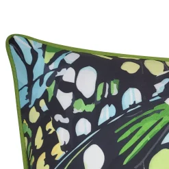 Edie At Home Edie@Home Indoor Outdoor Abstract Allover Butterfly Wings Throw Pillow -Safavieh Store 5927164 ALT2