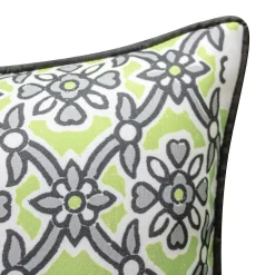 Edie At Home Edie@Home Indoor Outdoor Reversible Antique Tile Print Throw Pillow -Safavieh Store 5927165 ALT2