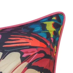 Edie At Home Edie@Home Indoor Outdoor Abstract Allover Butterfly Wings Throw Pillow -Safavieh Store 5927168 ALT2