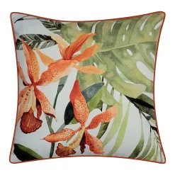NYBG New York Botanical Garden® Indoor Outdoor Tropical Tigerlily Throw Pillow