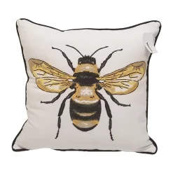 Sonoma Goods For Life® Ivory Bee Pillow