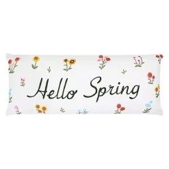 Celebrate Together Easter Hello Spring Floral Pillow
