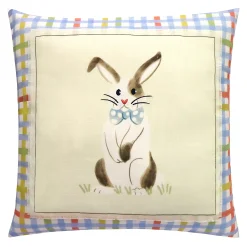 Celebrate Together Easter Multi Check Bunny Pillow