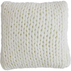 Cheer Collection 18" X 18" Knitted Throw Pillow