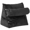 Cheer Collection Extra Large Wedge Shaped Reading And TV Pillow With Adjustable Neck Pillow -Safavieh Store 5977768 Black