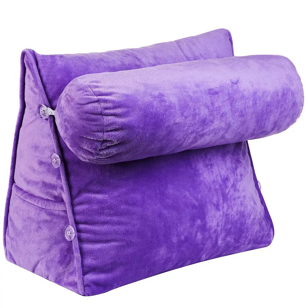 Cheer Collection Wedge Shaped Back Support Pillow And Bed Rest Cushion For Reading, Gaming, Watching - With Adjustable Neck Pillow 3 Cheer Collection Wedge Shaped Back Support Pillow And Bed Rest Cushion For Reading, Gaming, Watching - With Adjustable Neck Pillow