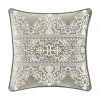 Five Queens Court Othello Linen 20" Square Decorative Throw Pillow