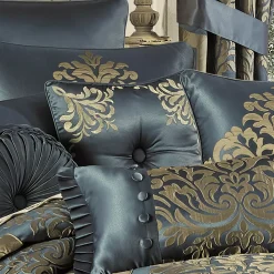 Five Queens Court Carla Azure 18" Square Decorative Throw Pillow -Safavieh Store 5998685 ALT2