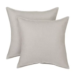 Sorra Home Sunbrella Canvas 2-pack Pillow Set