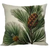 Golden Hill Studio 18" Green Pine Cone And Bough Square Christmas Throw Pillow Cover 1 Golden Hill Studio 18" Green Pine Cone And Bough Square Christmas Throw Pillow Cover -Safavieh Store 6066728