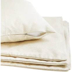Juvale Set Of 4 Blank Canvas 17x17 Throw Pillow Covers To Decorate, Plain Cases For DIY Crafts, Living Room, Modern Home Decor -Safavieh Store 6096287 ALT3