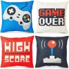 Juvale Decorative Throw Pillow Covers, Video Games (18 X 18 Inches, 4 Pack) -Safavieh Store 6096328