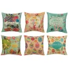 Juvale Easter Throw Pillow Covers, Spring Home Decor (18 In, 6 Pack) -Safavieh Store 6096463