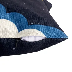 Juvale 4 Pack Spaceship Decorative Kids Throw Pillow Covers, 4 Designs, Astronaut, Rocket Ship, Galaxy Theme (18 X 18 In) -Safavieh Store 6096485 ALT3