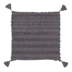 Farmlyn Creek Decorative Striped Grey Throw Pillow Covers For Bedroom, Couch, Patio Furniture (2 Pack, 20 X 20 In) -Safavieh Store 6096646 ALT2