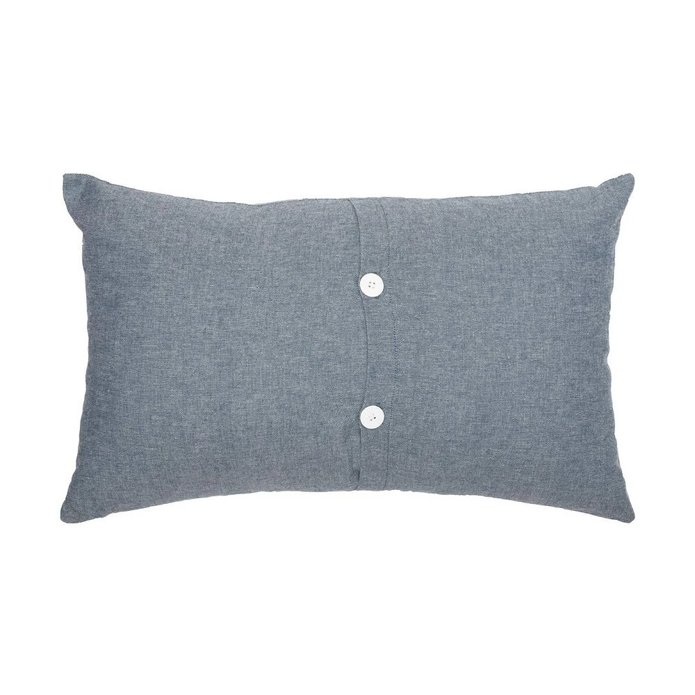 VHC Brands Sawyer Mill 14x22" Rectangular Accent Throw Pillow, Windmill, Blue 4 VHC Brands Sawyer Mill 14x22" Rectangular Accent Throw Pillow, Windmill, Blue - Image 2