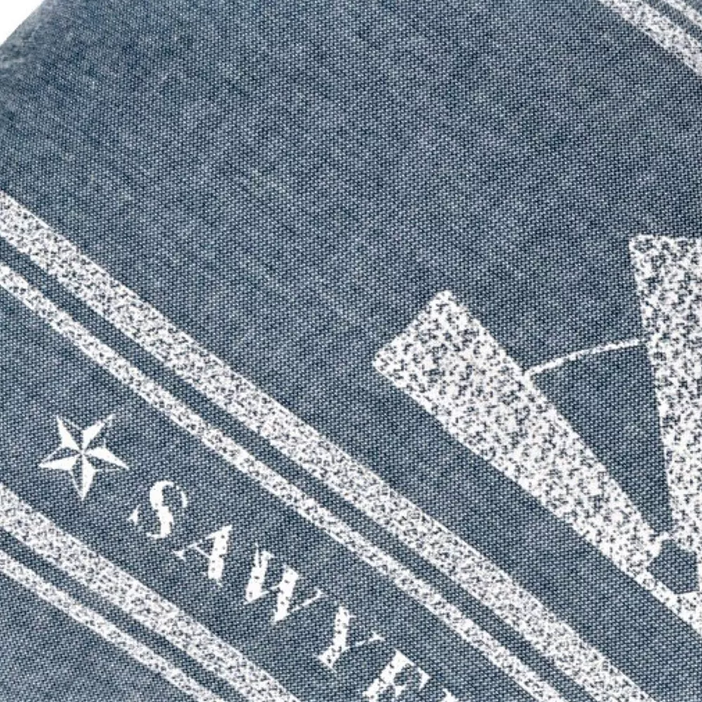 VHC Brands Sawyer Mill 14x22" Rectangular Accent Throw Pillow, Windmill, Blue 6 VHC Brands Sawyer Mill 14x22" Rectangular Accent Throw Pillow, Windmill, Blue - Image 4