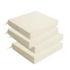 Unikome Set Of 4 Solid Water-resistant Outdoor Patio Seat Cushion -Safavieh Store 6114447 Beige