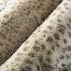 Hulala Home Faux Snow Leopard Fur Pillow Cover (Set Of 2) -Safavieh Store 6137065 ALT3