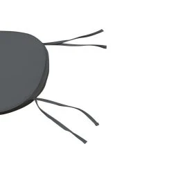 LeisureMod Modern Dining Chair Cushion Pads - Dark Gray -Safavieh Store 6144714 ALT2