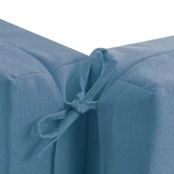 Unikome 3-Piece Indoor/Outdoor Solid Print Waterproof Outdoor Chair Cushion -Safavieh Store 6149554 ALT2