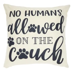 Okuna Outpost Set Of 4 Fall Throw Pillow Covers 18x18 In, Dog Home Decor Cases For Living Room, Bedroom (Beige) -Safavieh Store 6151967 ALT3