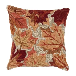 Liora Manne Frontporch Falling Leaves Indoor/Outdoor Pillow