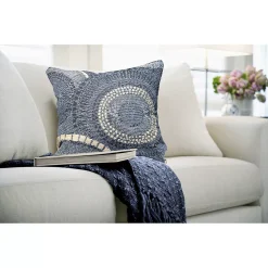 Liora Manne Marina Circles Indoor/Outdoor Pillow -Safavieh Store 6167565 ALT3