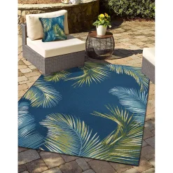 Liora Manne Marina Palm Border Indoor/Outdoor Pillow -Safavieh Store 6167572 ALT4
