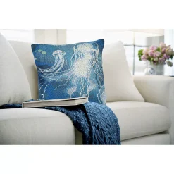 Liora Manne Marina Jellyfish Indoor/Outdoor Pillow -Safavieh Store 6167579 ALT3